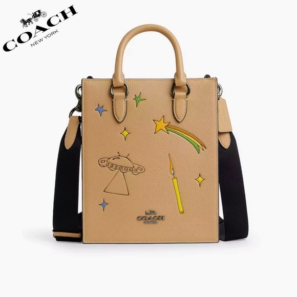 NWT COACH‎ Coach X Observed By Us Dylan Leather Tote Bag - Picture 1 of 8